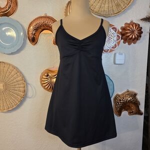 Aeropostale Black Tennis Golf Athletic Sporty Active Dress With Built In Shorts